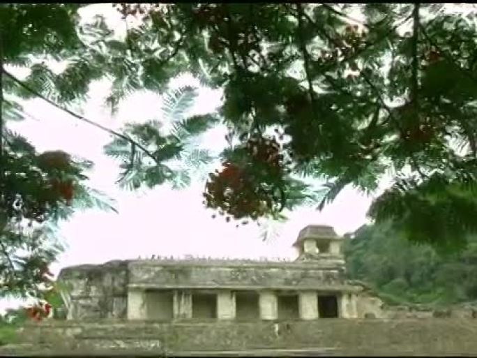 墨西哥尤卡坦半岛帕伦克宫玛雅遗址