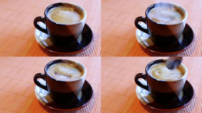HD：加糖的浓缩咖啡