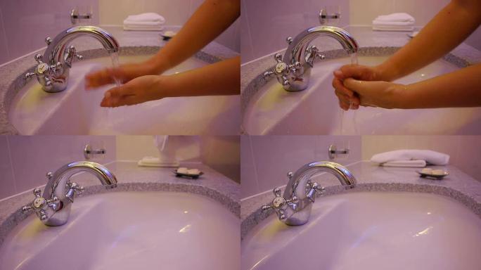 多莉: 女人洗手擦手