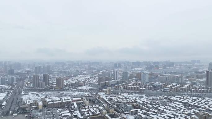 晋城市航拍全景