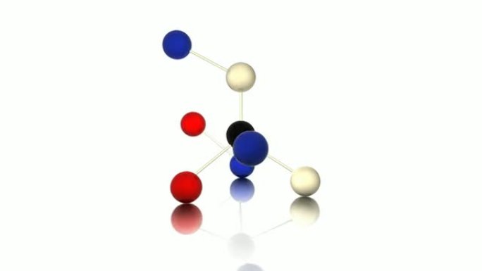 Molecule01彩色循环旋转