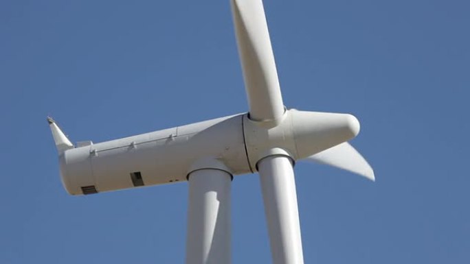 高清视频特写科罗拉多州东北部Peetz风电场涡轮机