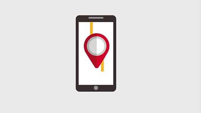 智能手机指针地图导航旅行