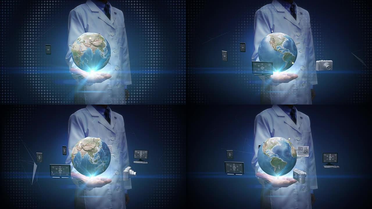 科学家，工程师open palm，连接全球地球网络的各种移动设备。