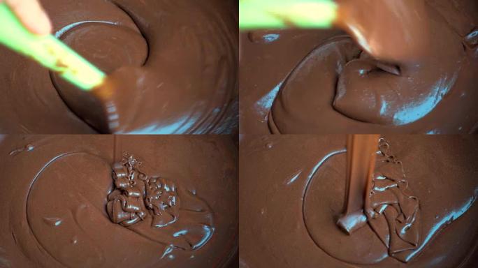 手制麦芽-混合黑巧克力。