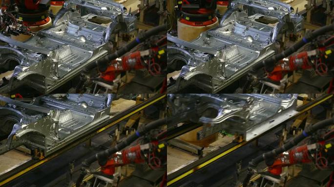 机器人焊接车身制造业重工业高精尖