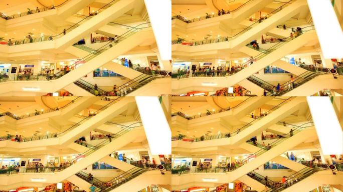 购物中心自动扶梯延时