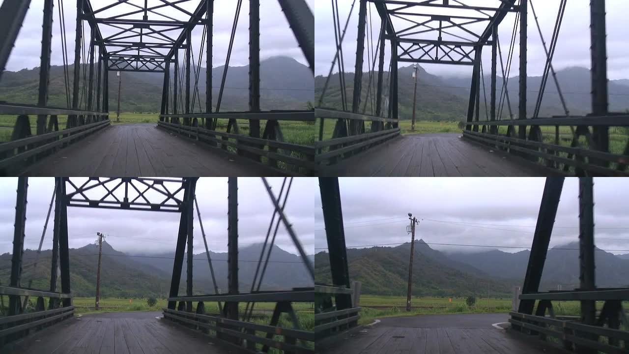 （HD1080i）驾车穿越乡村大桥