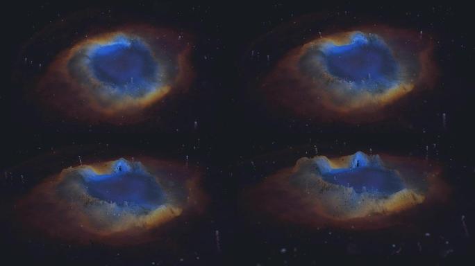 螺旋星云的独特粒子再造