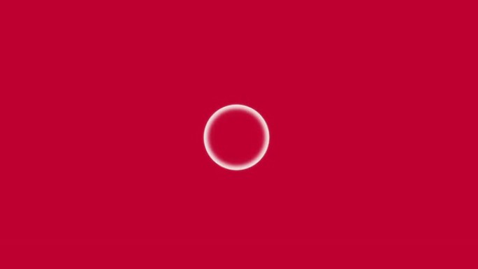 红色背景上的摇摇欲坠的圆圈
