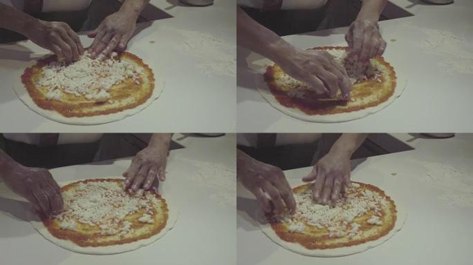 做披萨