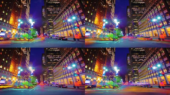 公园大道上的最后一辆车。