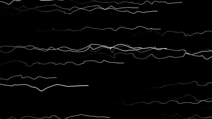 4K波浪线条无缝循环视频