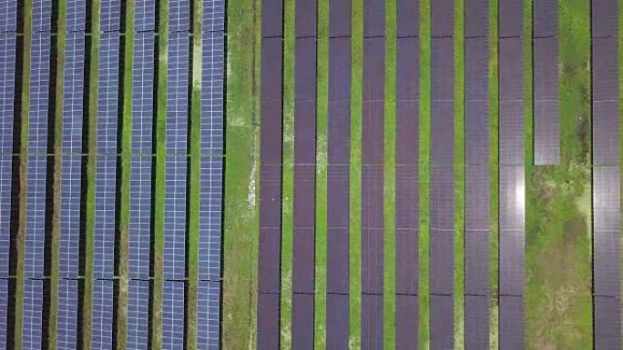 城市中的太阳能电池太阳能农场