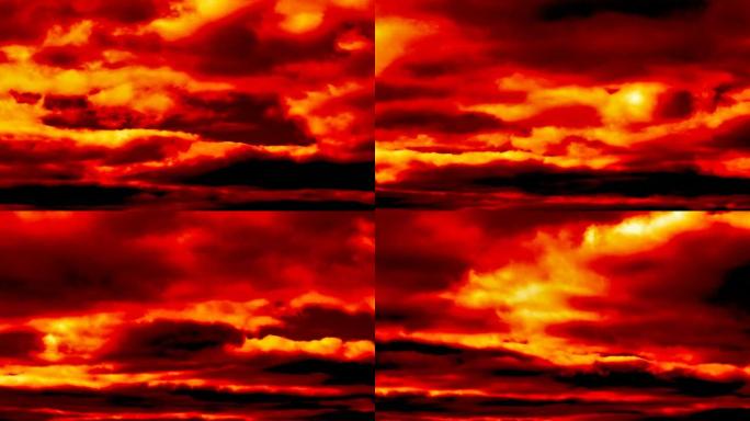 抽象的红盘云，渐进式框架，干净