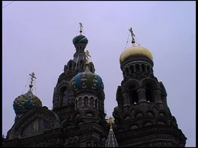 俄罗斯圣彼得堡：流血事件中的救世主教堂