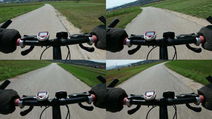 高清：山地自行车下坡