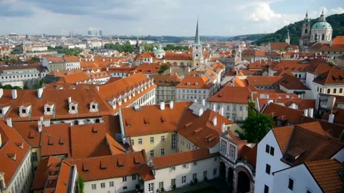 布拉格美丽的城市景观。捷克共和国
