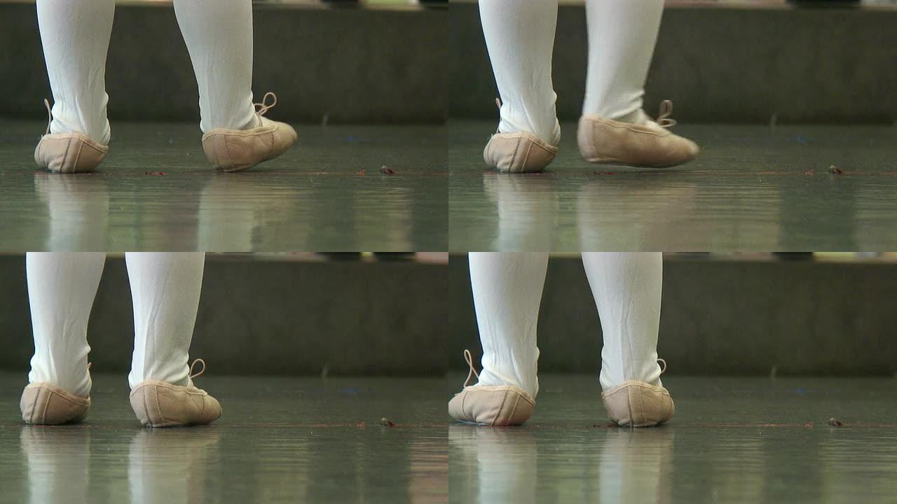 （HD1080i）学习舞蹈的快乐小脚