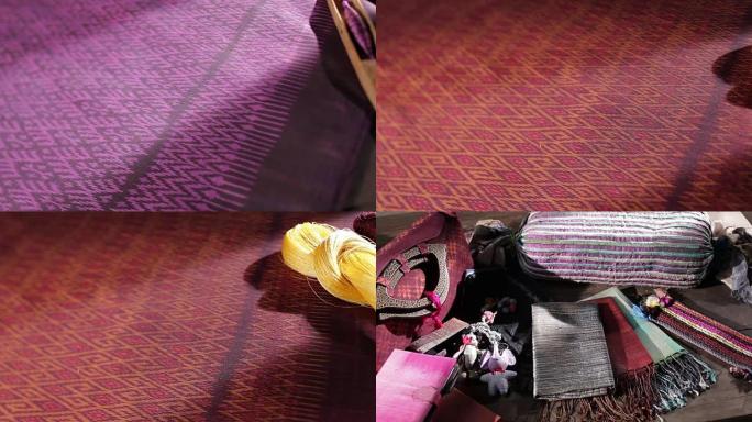 泰国丝绸纺织品。