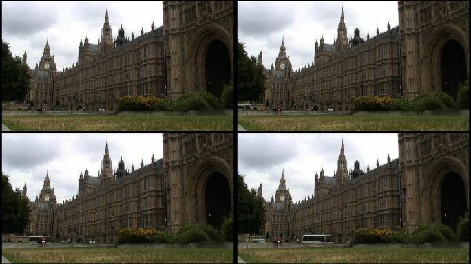 （HD1080i）伦敦议会（大本钟）公园和交通