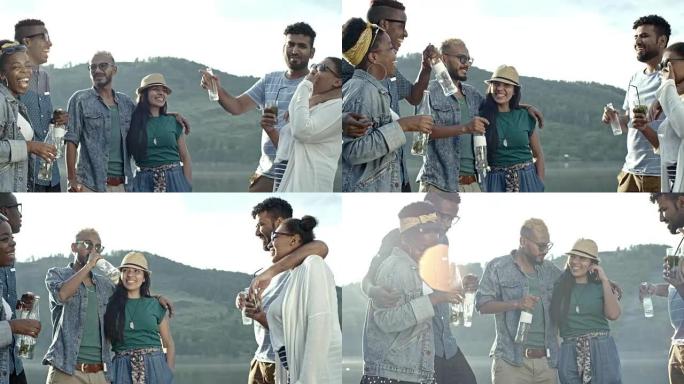 在户外玩得开心