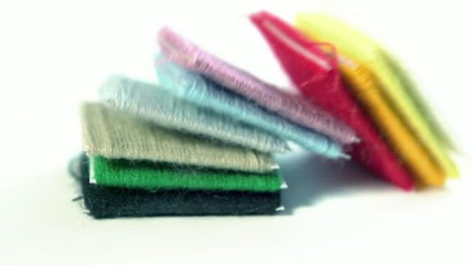 绣线彩虹彩线针织纺织原料