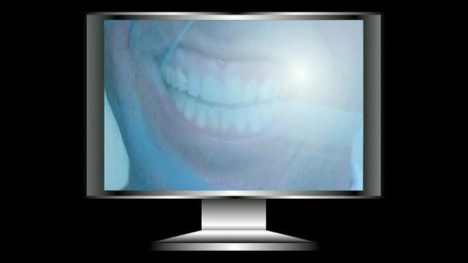 怪异的怪异的电视牙齿