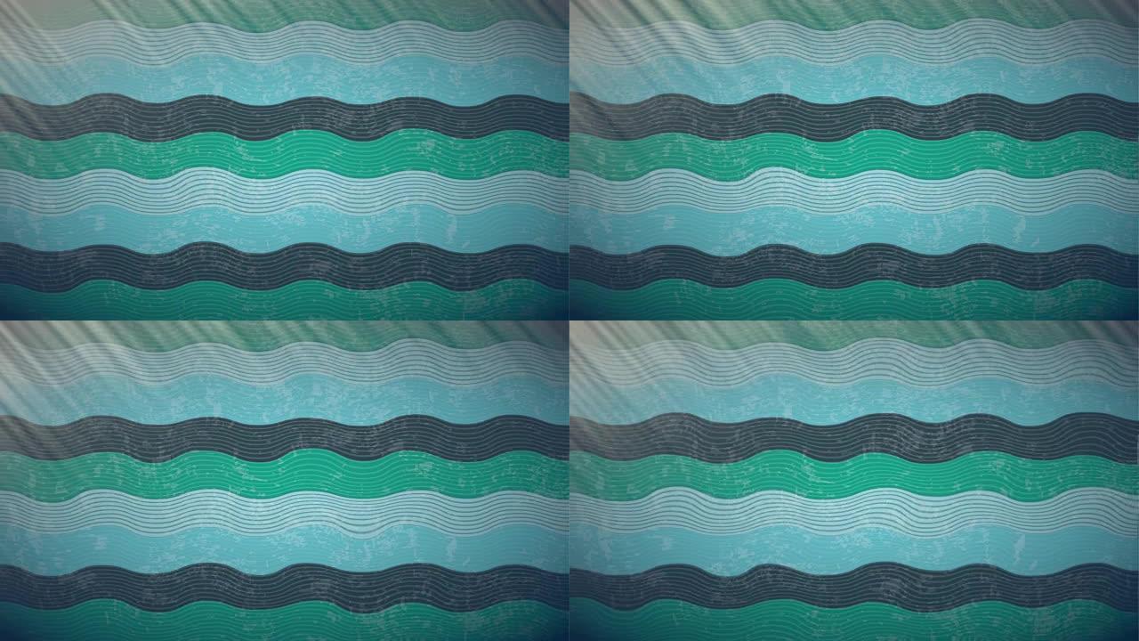 波浪设计，视频动画