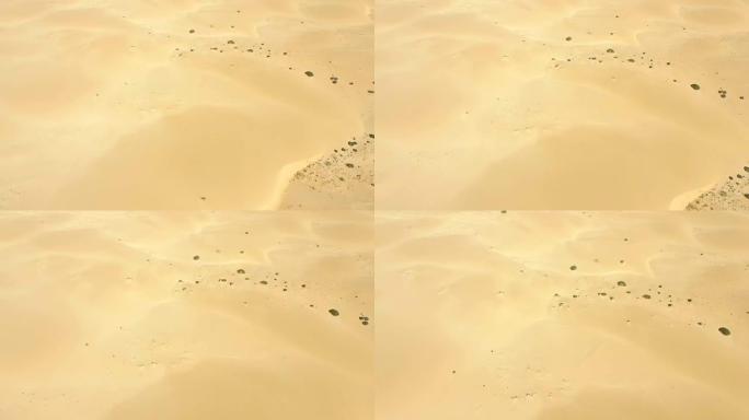 空中: 飞越非洲巨大的沙质沙丘