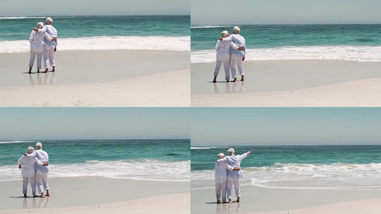 老退休夫妇一起跳舞