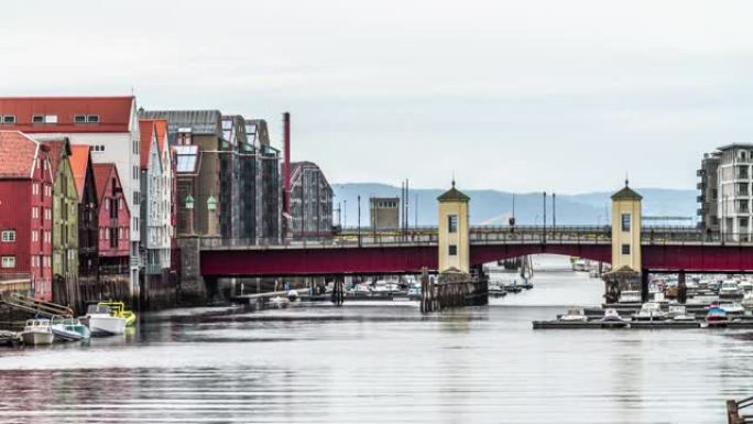 挪威特隆赫姆的尼德尔瓦河