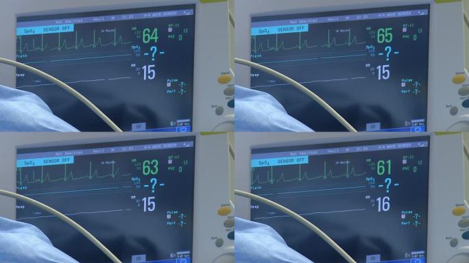心脏监测仪跳动心脏频率