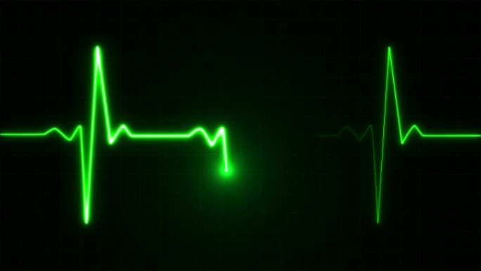 绿色的心跳脉搏