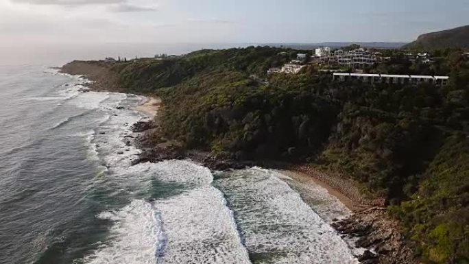 美丽的澳大利亚城市海岸线鸟瞰图