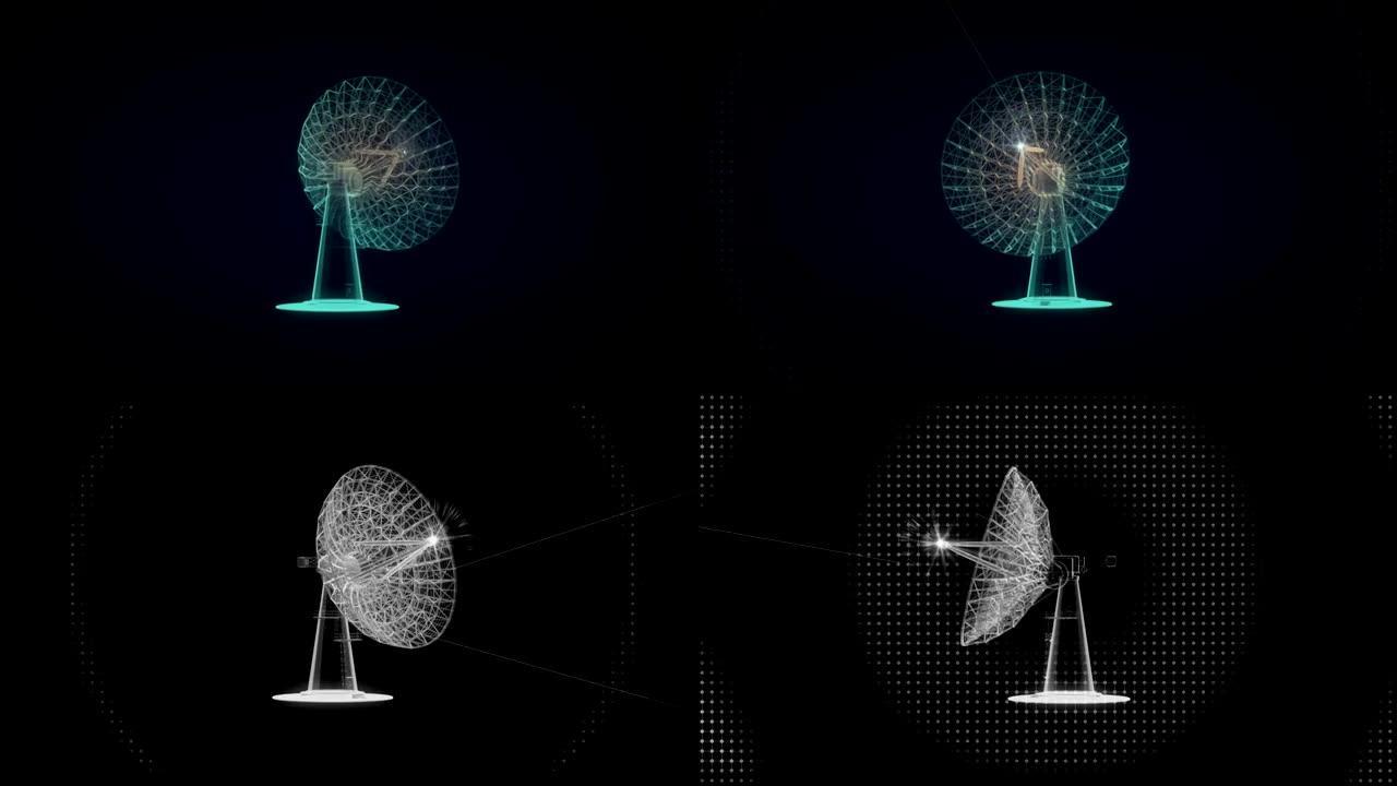 天线塔，雷达，成长全球通讯