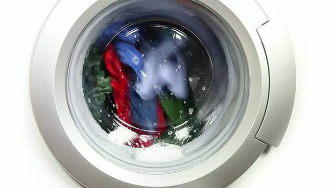 洗衣机的工作流程-3个镜头