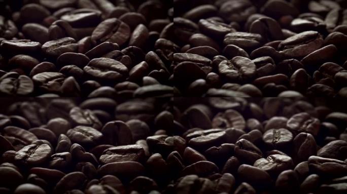 4k咖啡豆背景