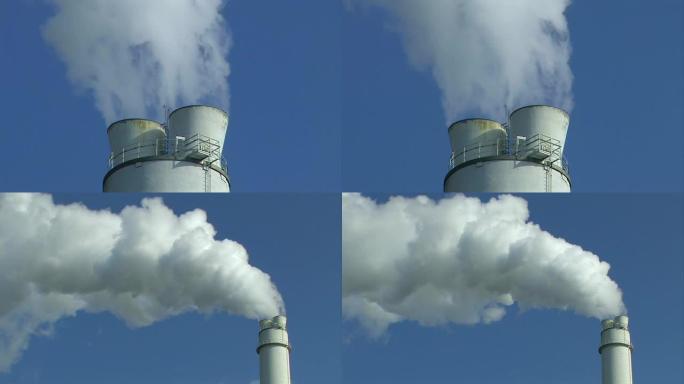 工业蒸汽烟囱-2视图