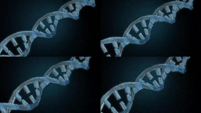 冷冻DNA螺旋