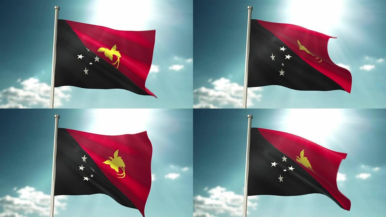 4 k巴布亚国旗