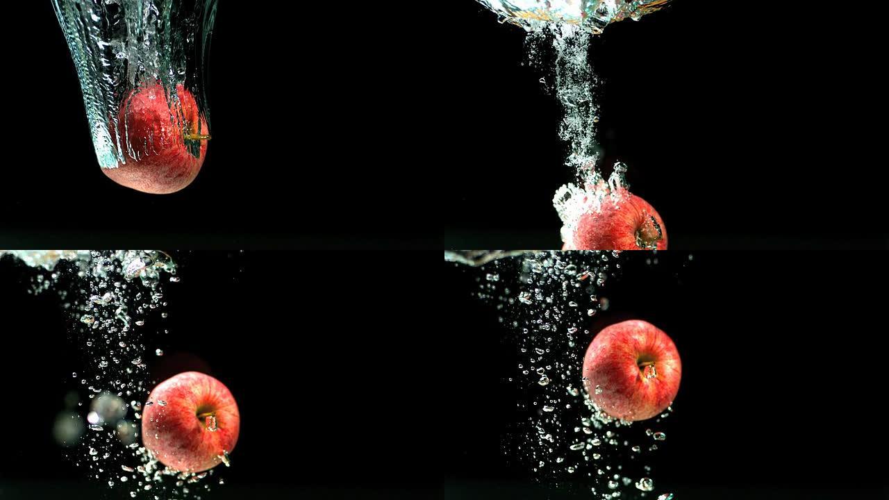 苹果落水漂浮