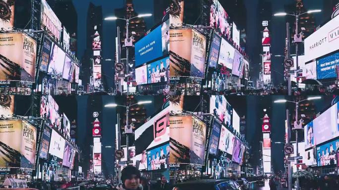 T/L TD Times Square at Night, Manhattan, New York