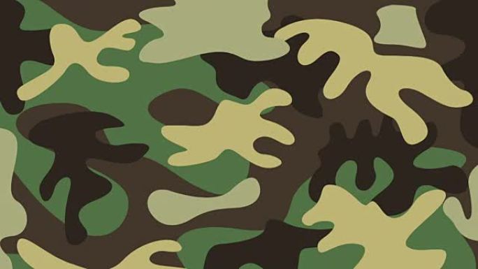 军用迷彩设计，视频动画