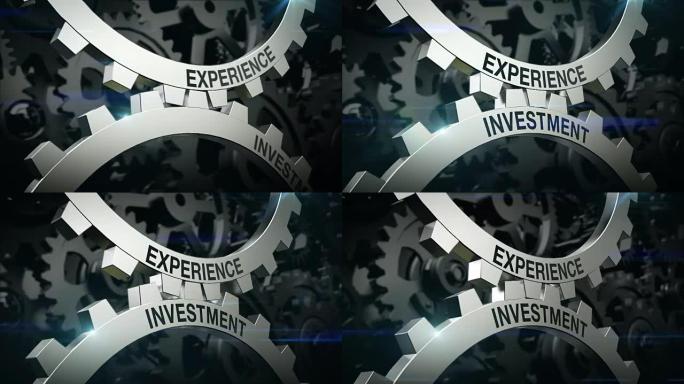 关键词经验，投资关于两个齿轮的机构。齿轮。