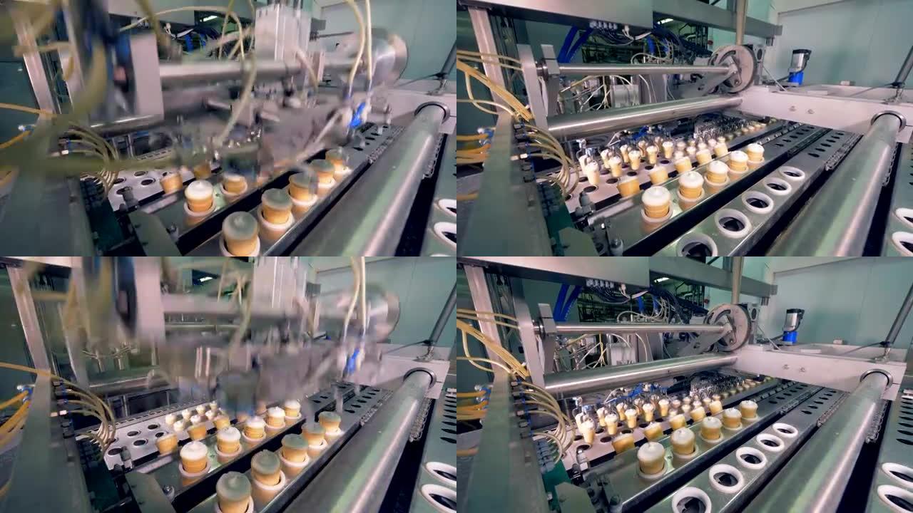 晶圆杯中的冰淇淋组正被工业机器取代