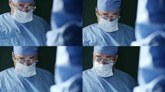 成熟的外科医生拯救生命