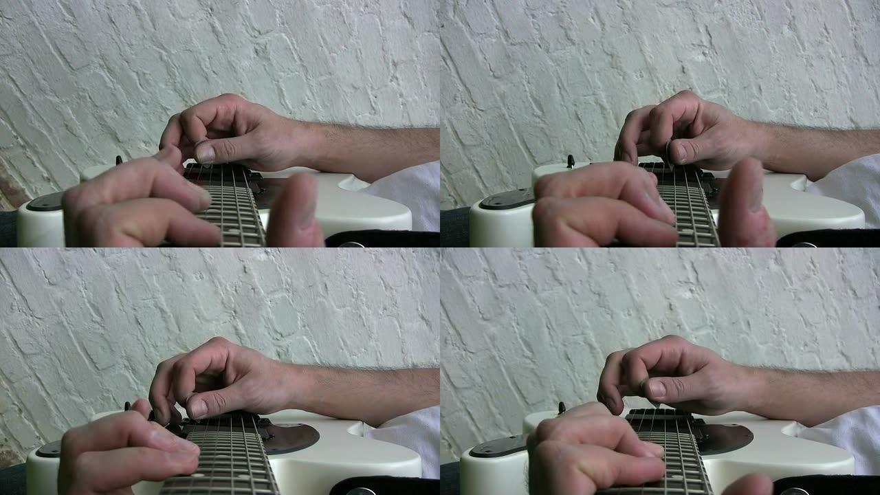 弹吉他，手动POV（HD）