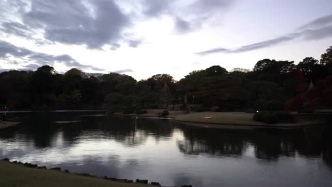 平移镜头: 日本东京后乐园