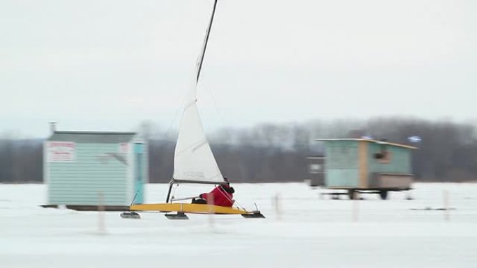 DN级破冰船滑冰船冬天娱乐项目冰上划船